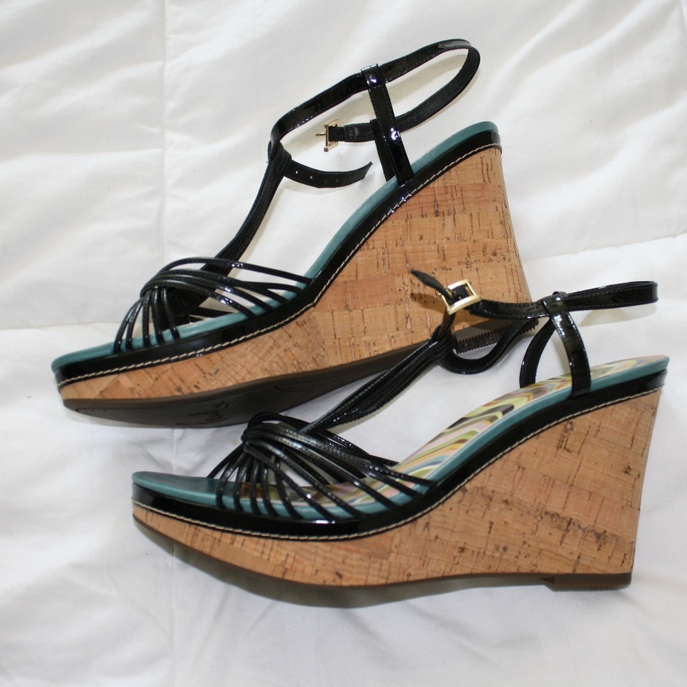 Paul Smith cork wedge sandal